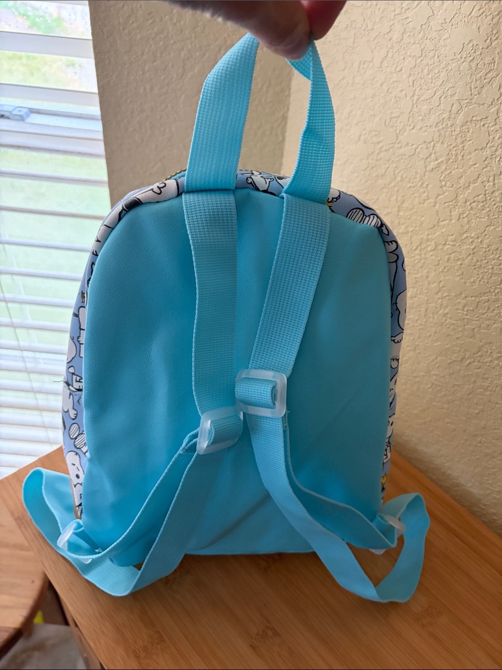 Peanuts Snoopy Light Blue Backpack - Picture 4 of 7